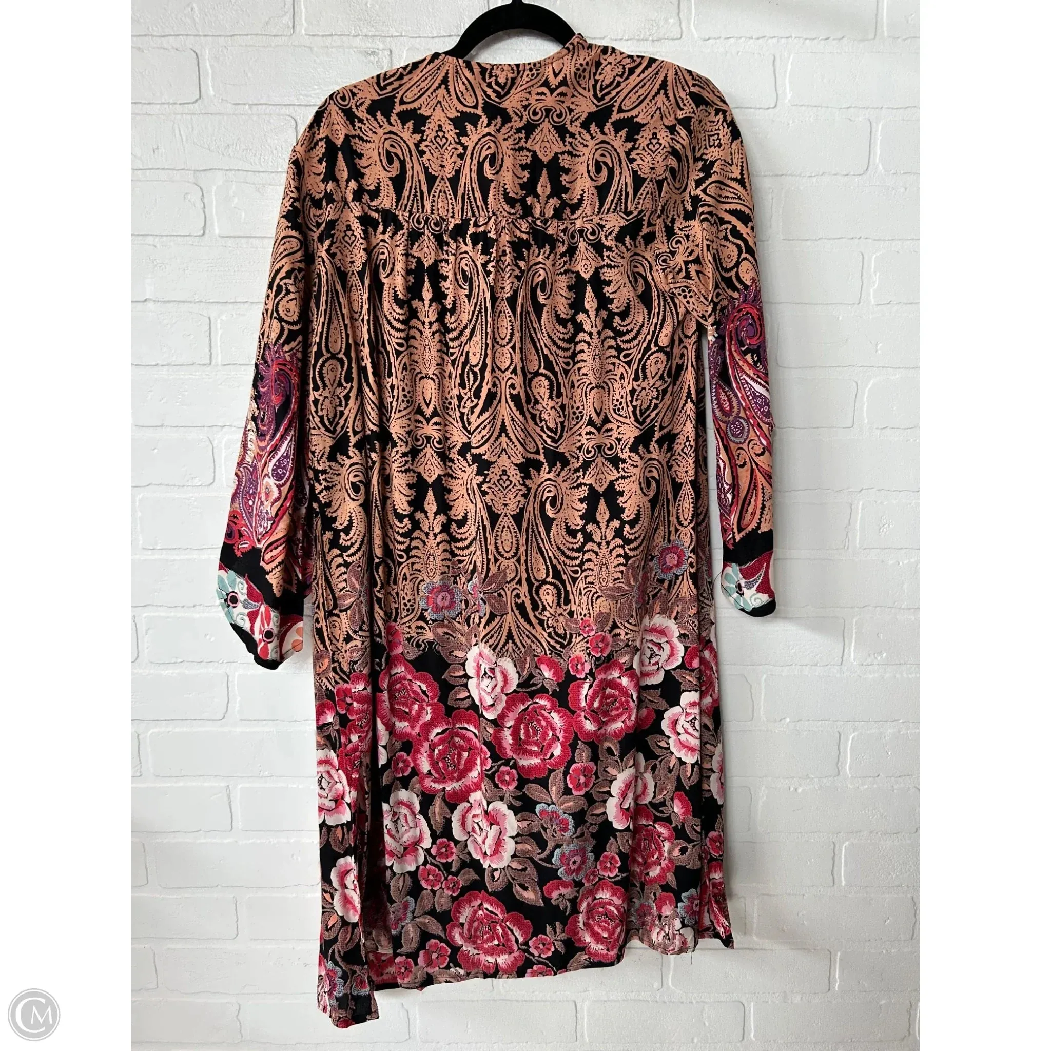 Cardigan By Angie In Orange & Pink, Size: S