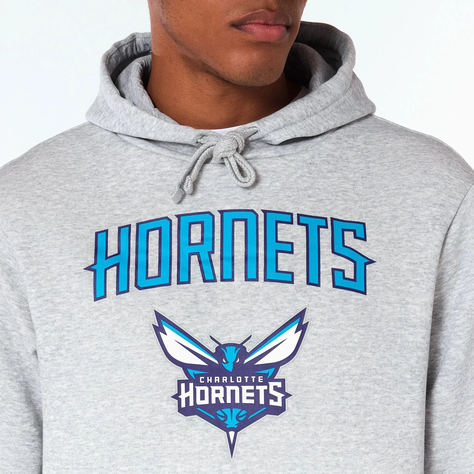 Charlotte Hornets NBA Grey Pullover Hoodie NEW ERA