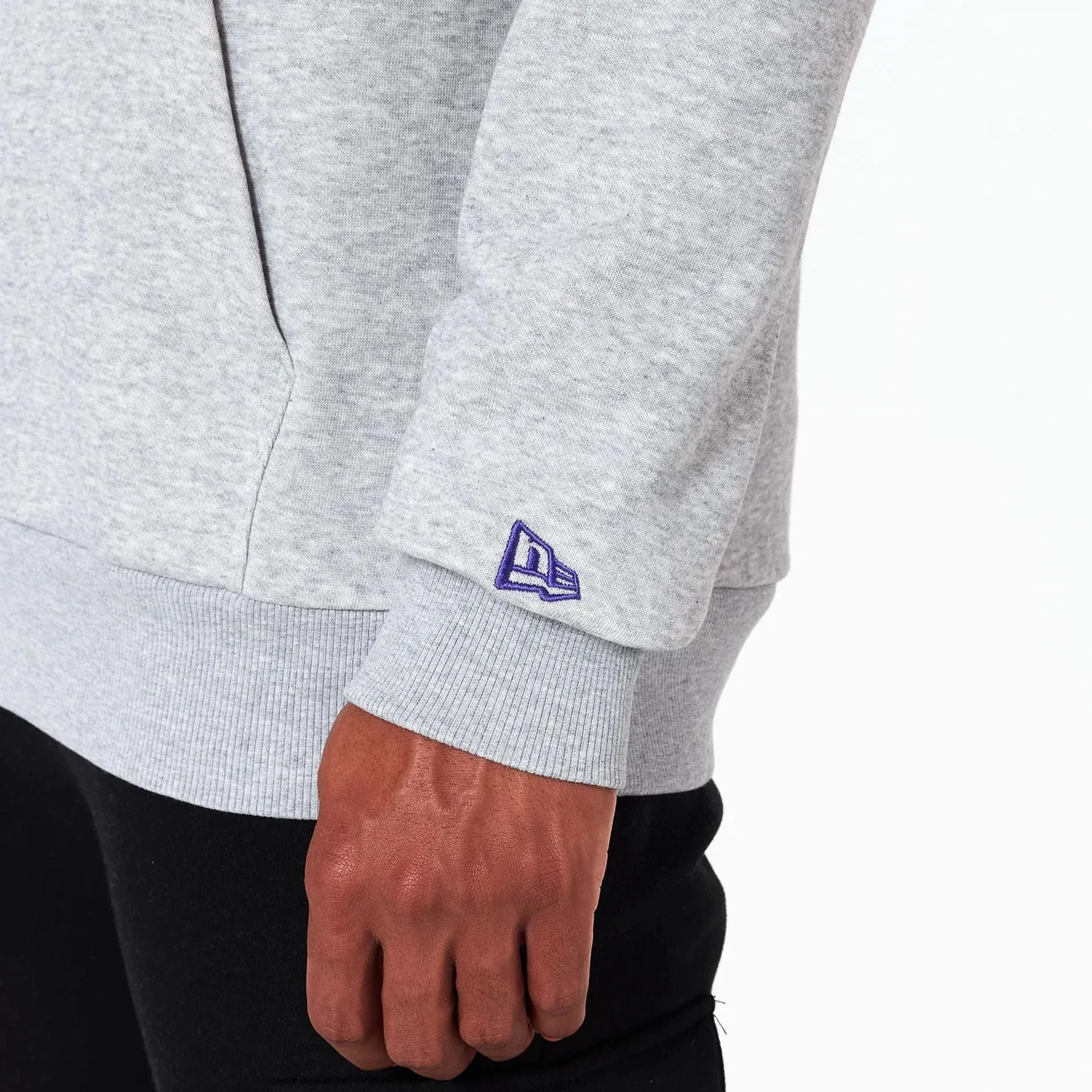 Charlotte Hornets NBA Grey Pullover Hoodie NEW ERA