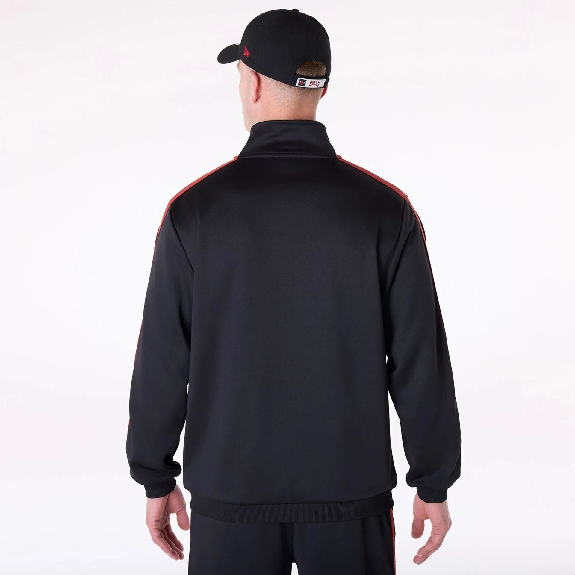 Chicago Bulls NBA Black Track Jacket NEW ERA