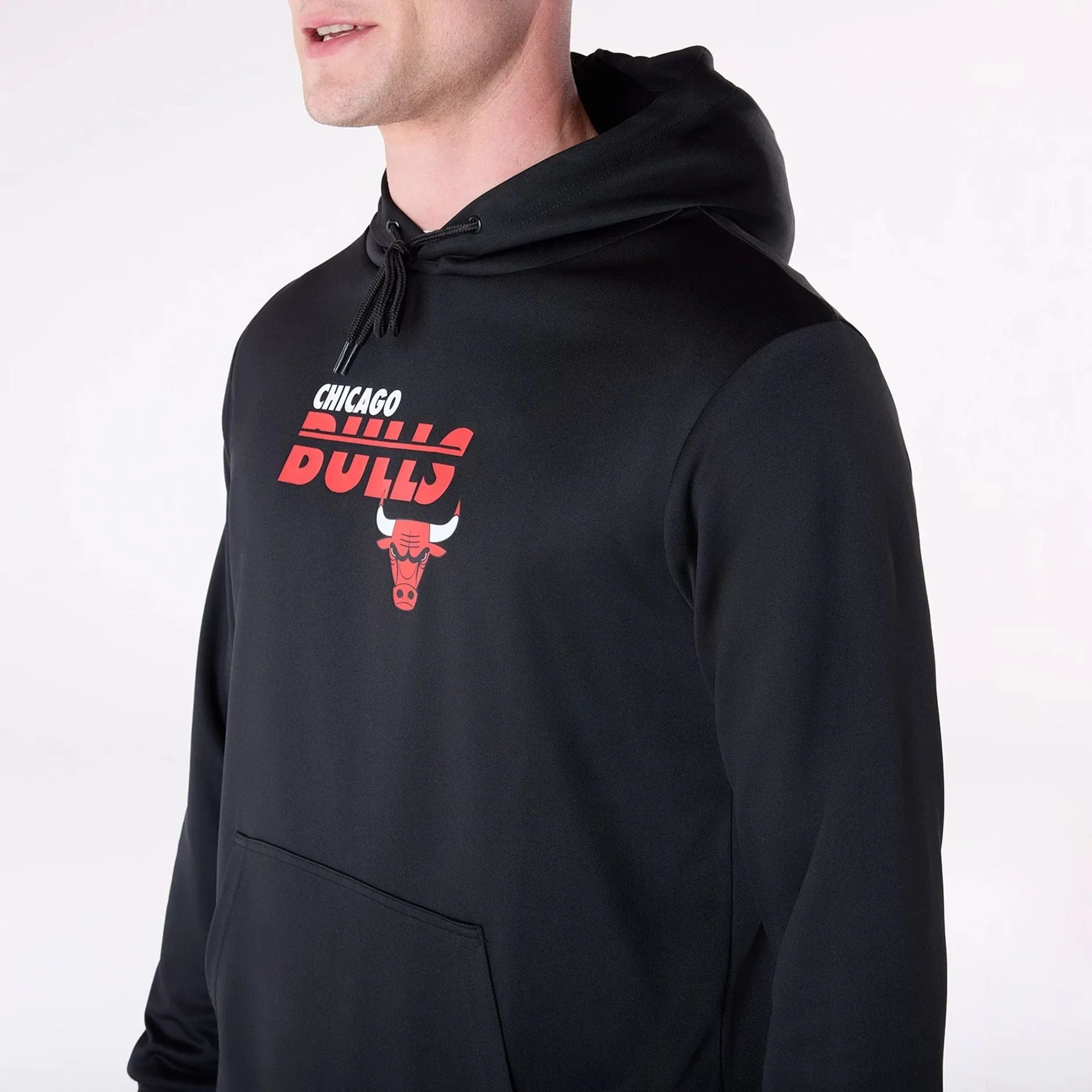Chicago Bulls NBA Essentials Black Pullover Hoodie NEW ERA