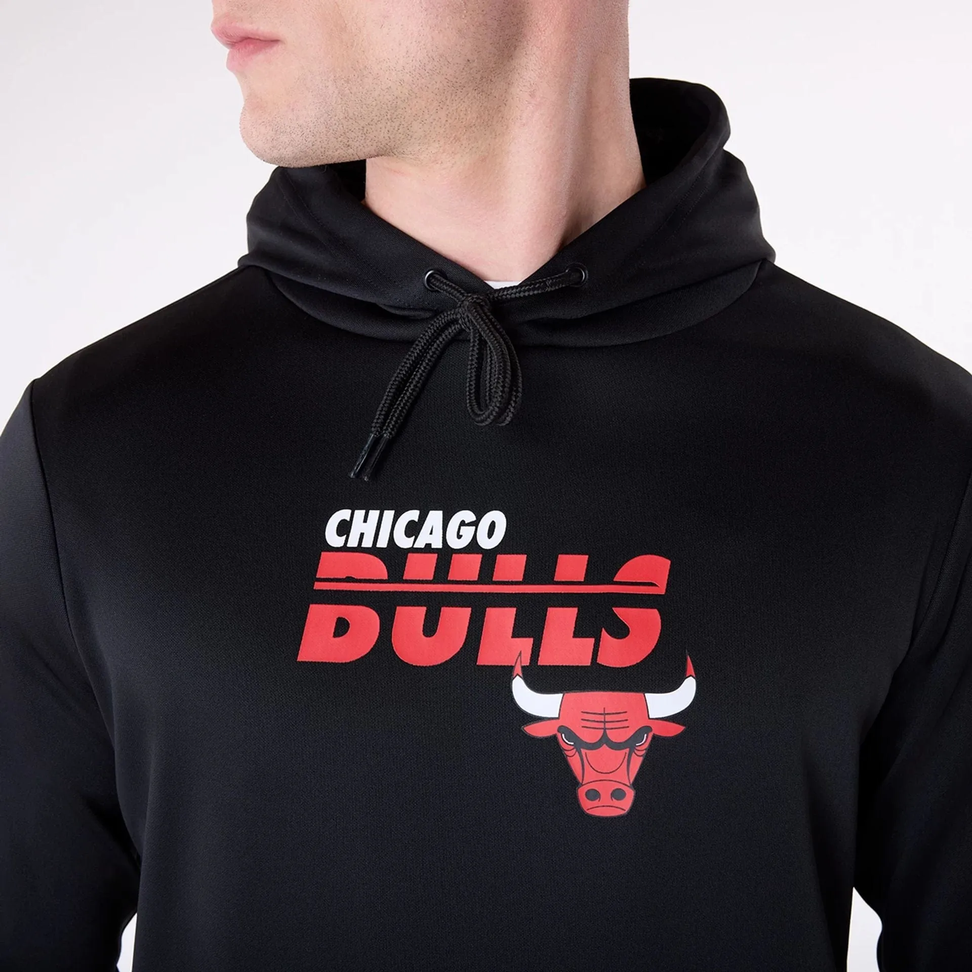 Chicago Bulls NBA Essentials Black Pullover Hoodie NEW ERA