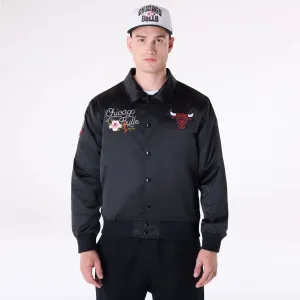 Chicago Bulls NBA Floral Black Jacket NEW ERA