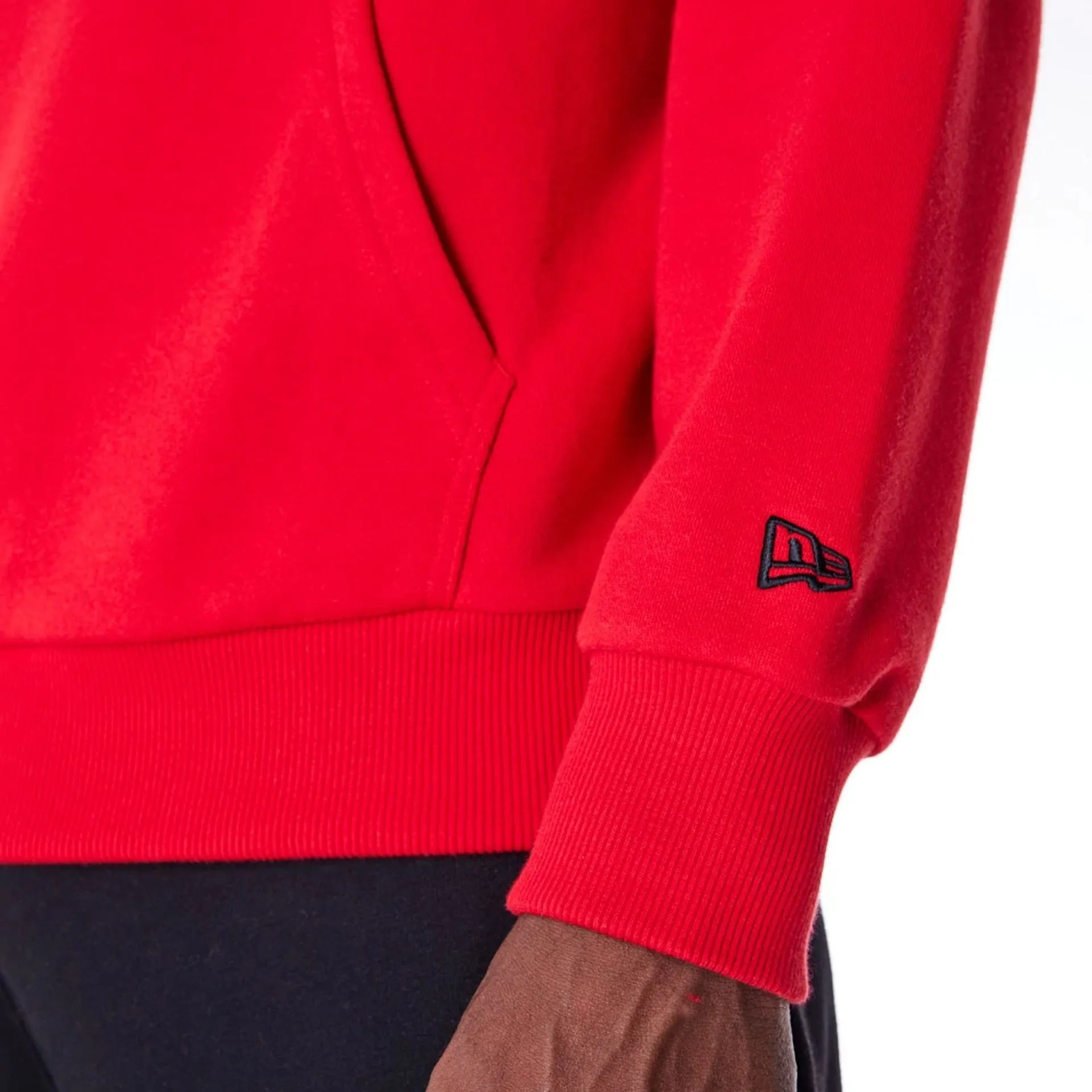Chicago Bulls Script Red Pullover Hoodie NEW ERA
