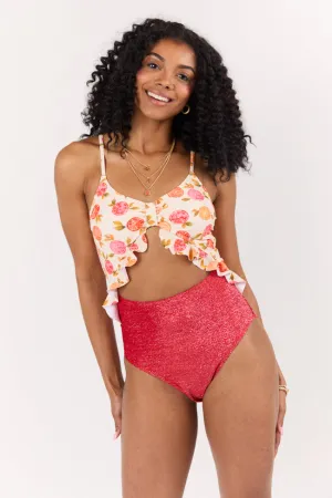 Citrus Grove One Piece Swimsuit PINK LILY