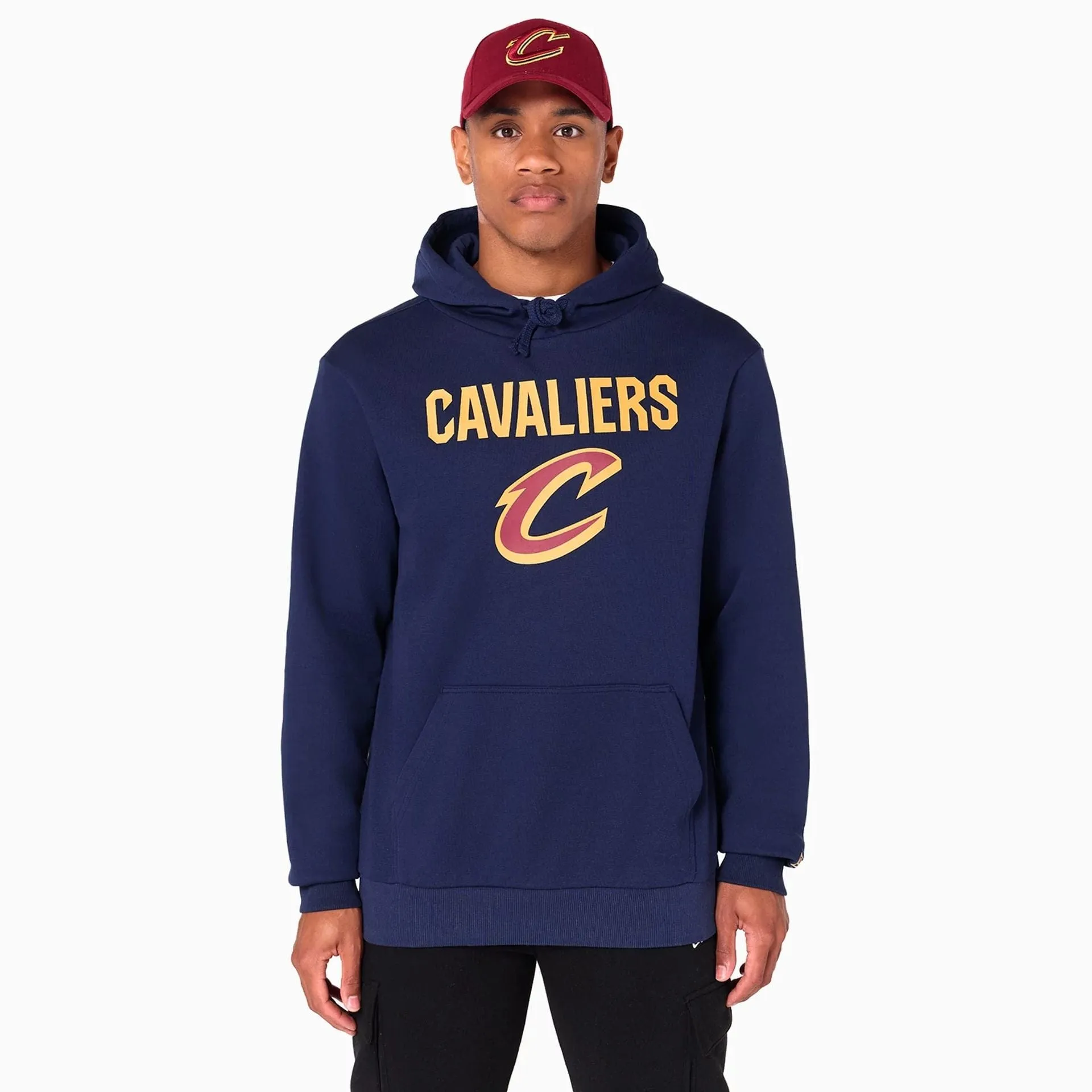 Cleveland Cavaliers NBA Navy Pullover Hoodie NEW ERA