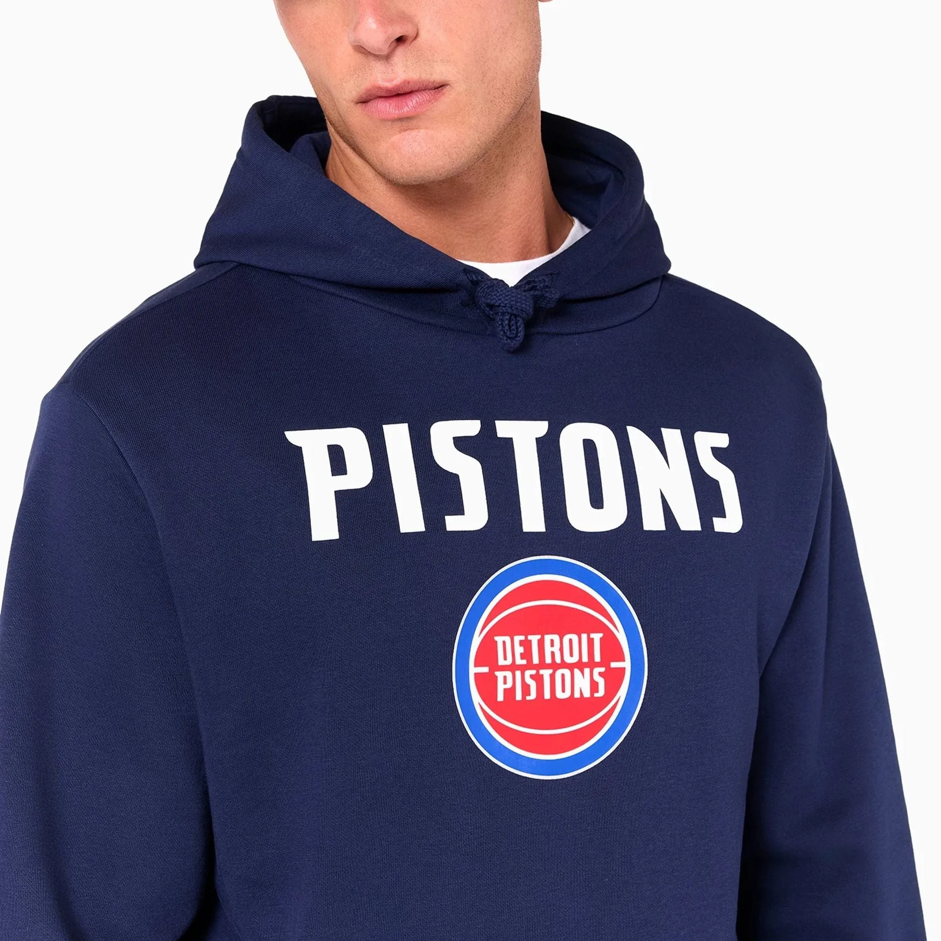 Detroit Pistons NBA Navy Pullover Hoodie NEW ERA