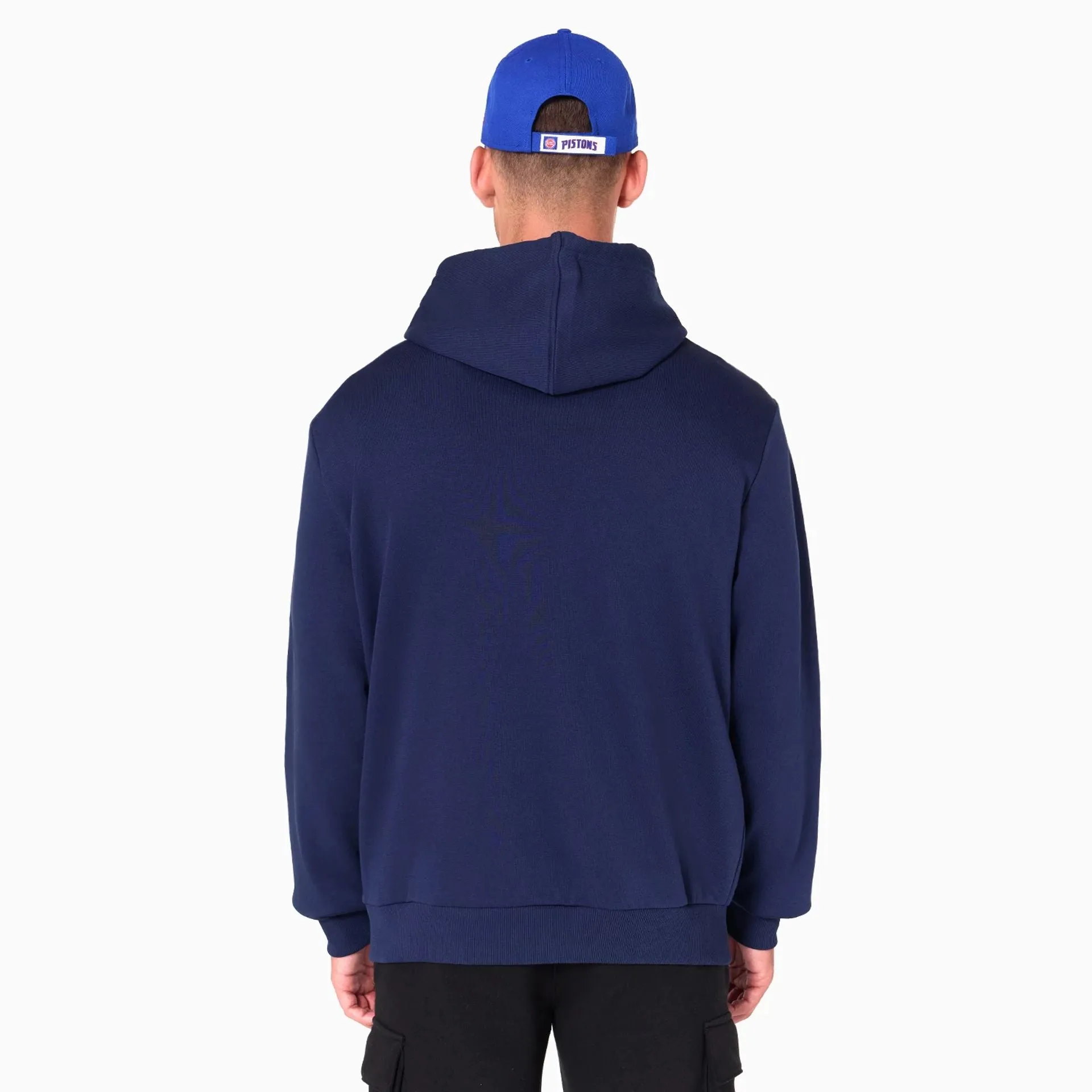 Detroit Pistons NBA Navy Pullover Hoodie NEW ERA