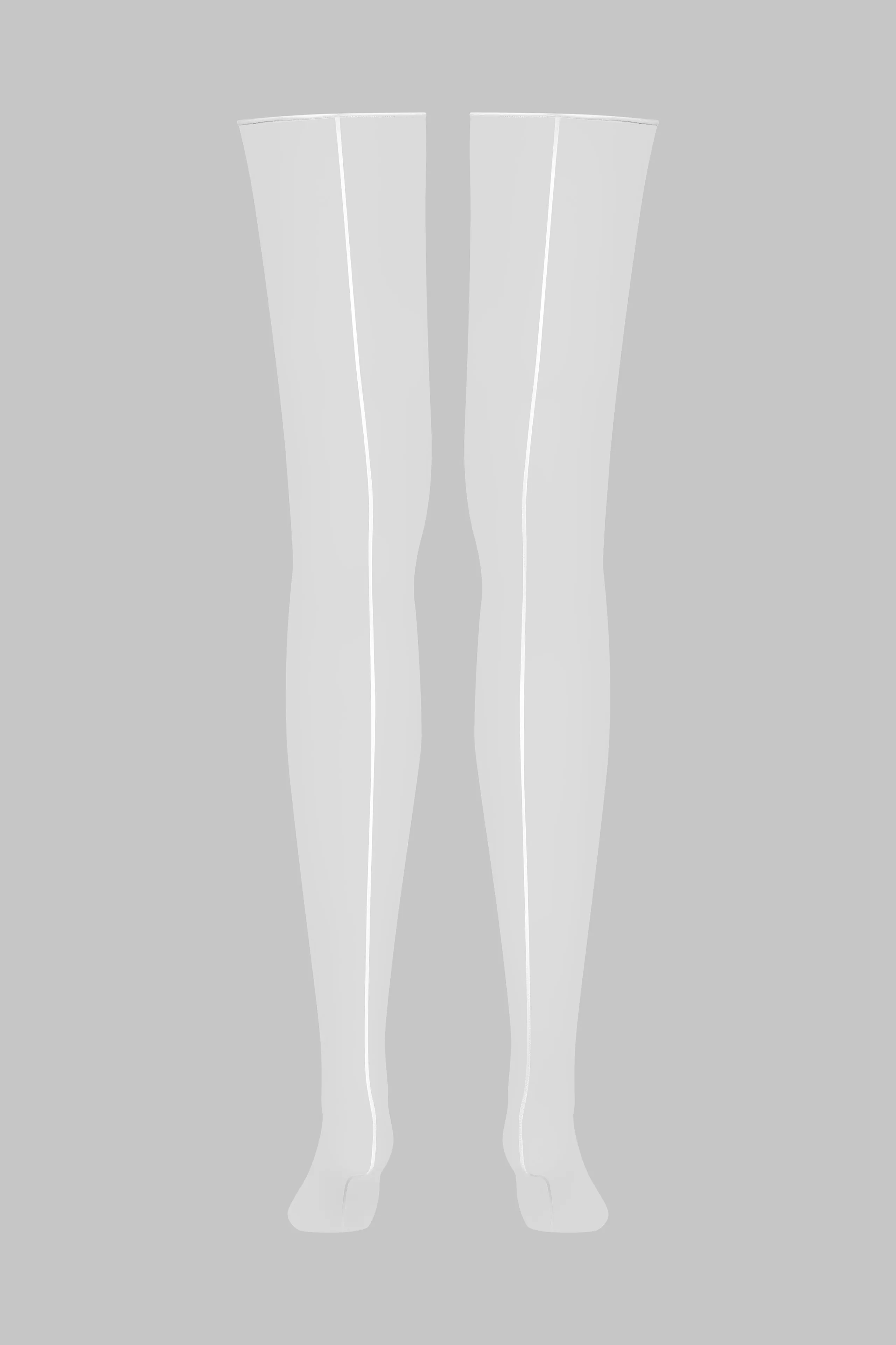 Double seamed cut and curled stockings - 10D - Les Coquetteries Maison Close
