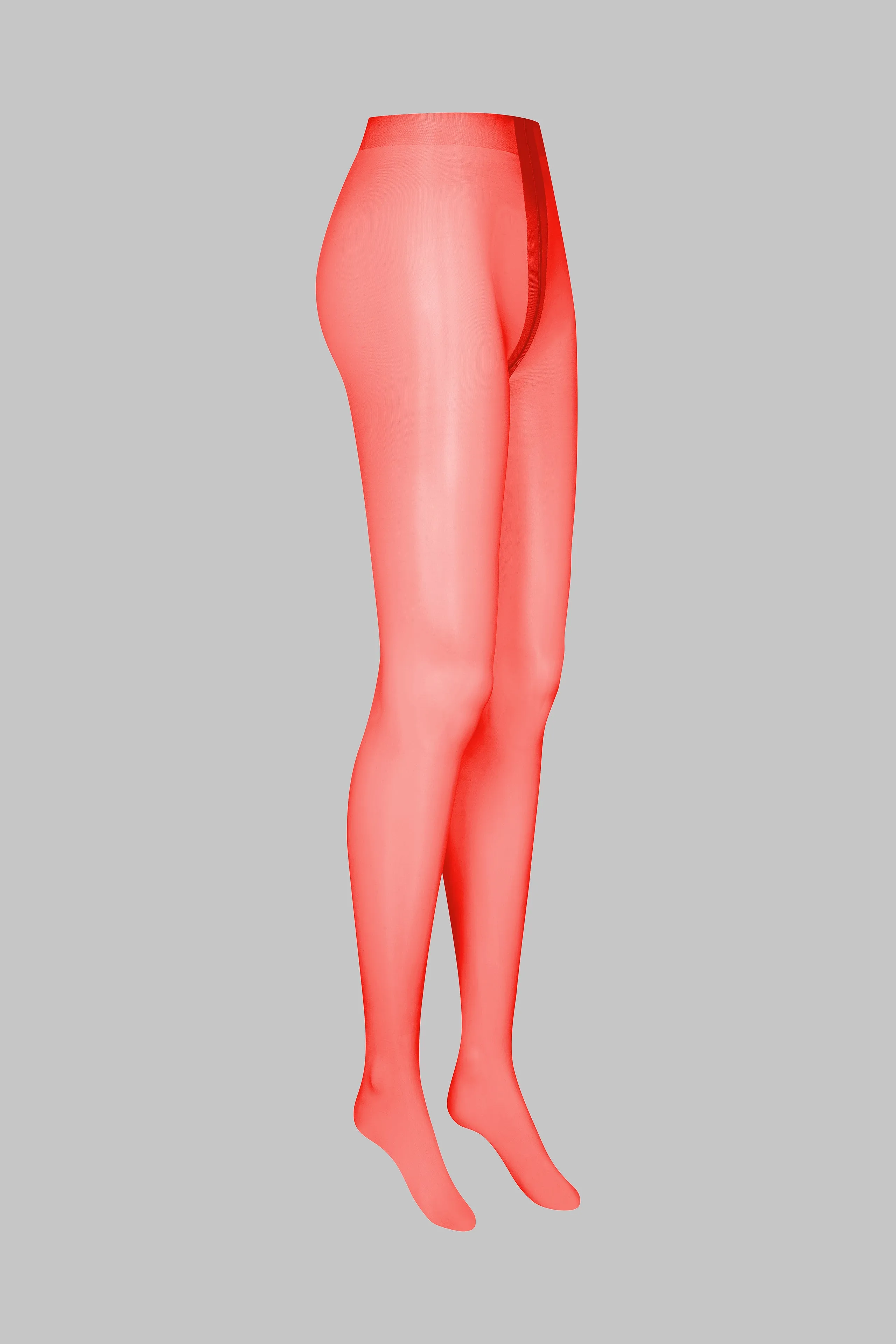 Glossy tights - 10D - Red - Les Coquetteries Maison Close