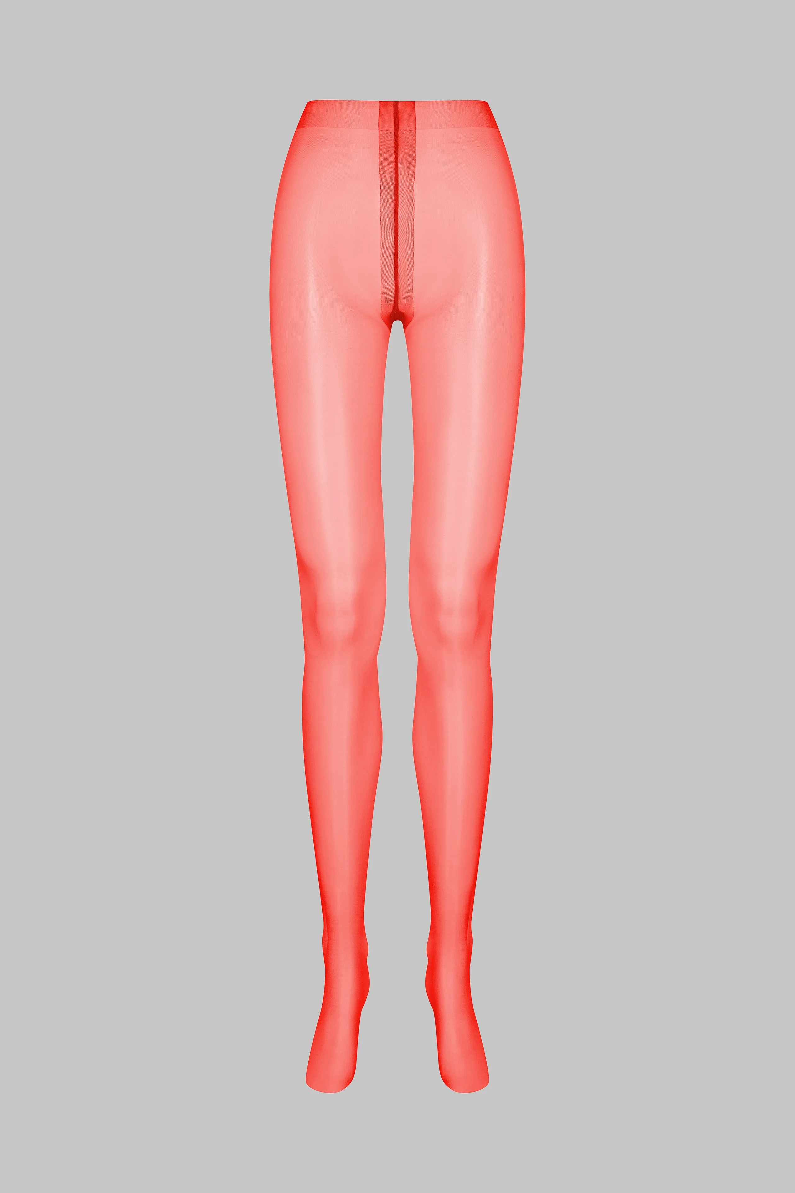 Glossy tights - 10D - Red - Les Coquetteries Maison Close