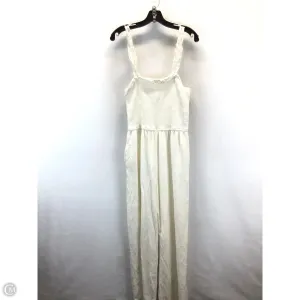Jumpsuit By Jessica Simpson In White, Size: L