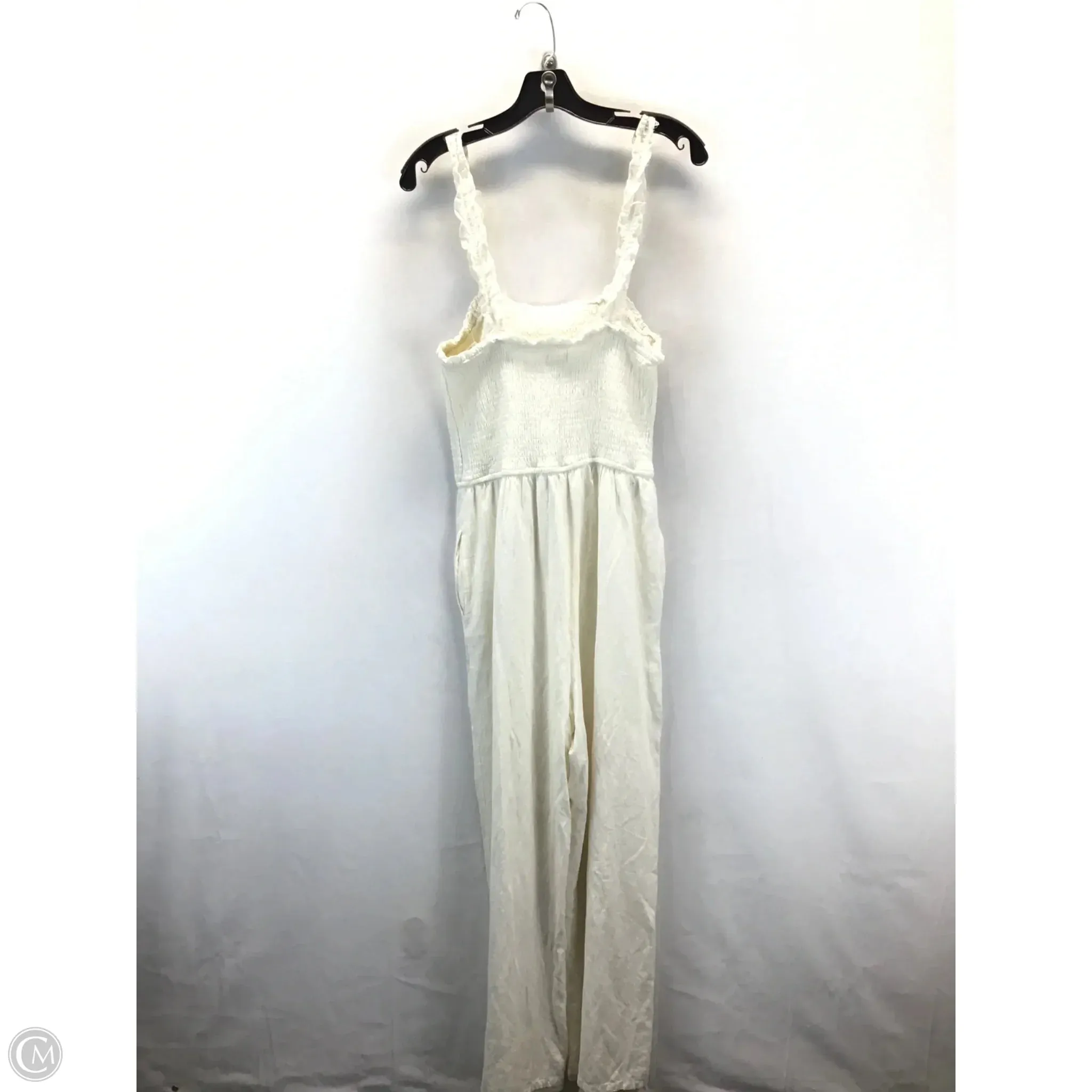 Jumpsuit By Jessica Simpson In White, Size: L