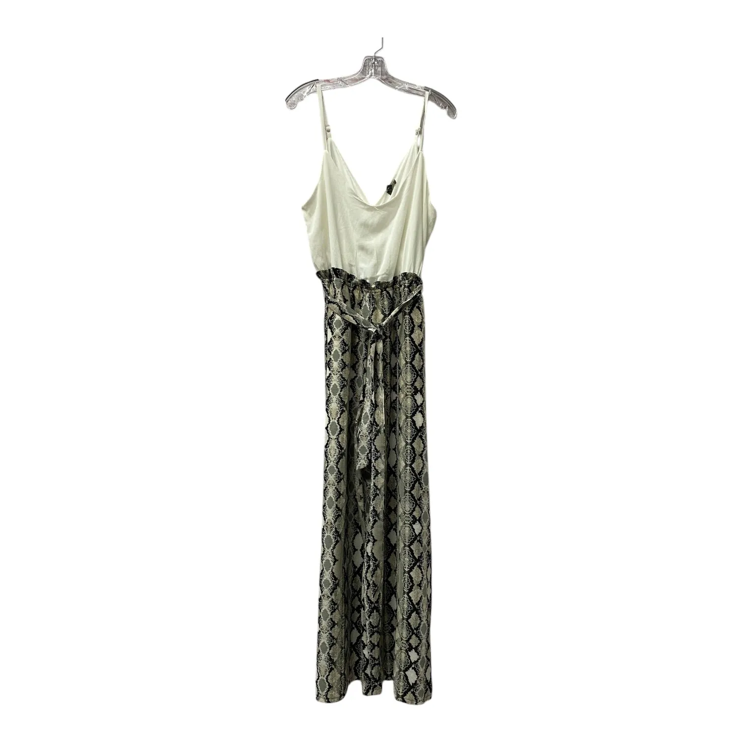 Jumpsuit By Lily Rose In Ivory, Size:Xl