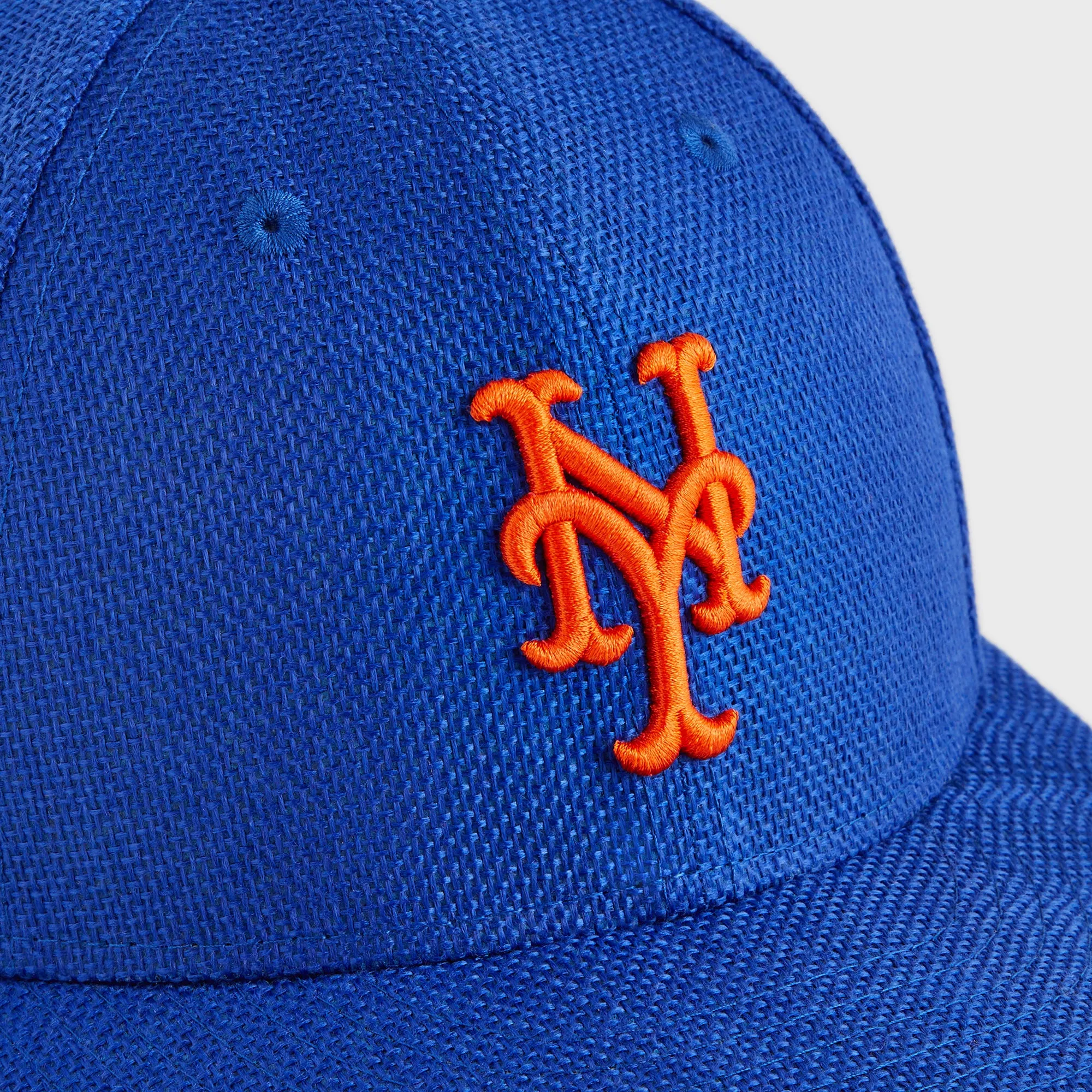 Kith & New Era for the New York Mets Raffia Low Profile 59FIFTY Fitted - Royal KITH