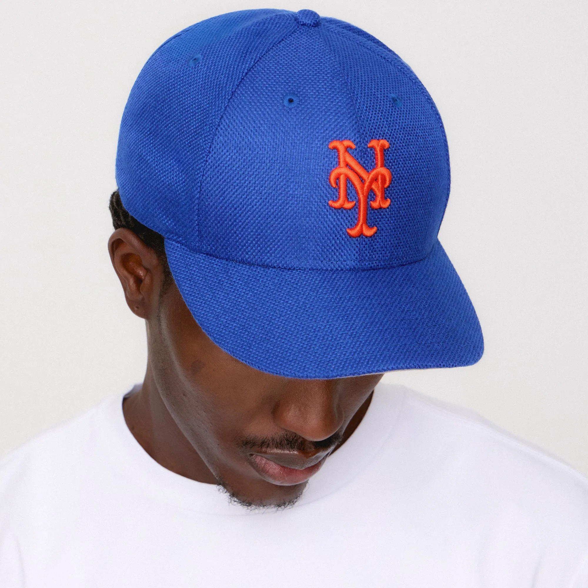Kith & New Era for the New York Mets Raffia Low Profile 59FIFTY Fitted - Royal KITH