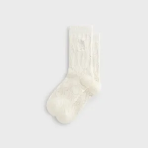 Kith Crest Monogram Jacquard Crew Socks - Silk KITH