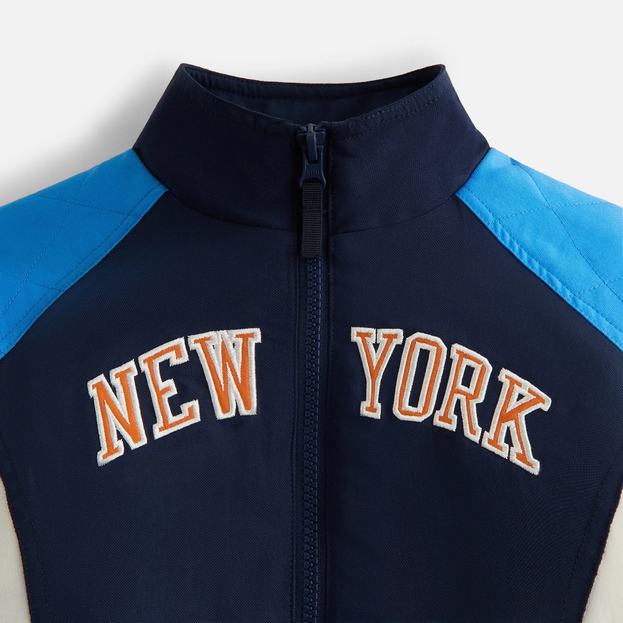 Kith Kids for the New York Knicks Nylon Padded Jacket - Nocturnal KITH
