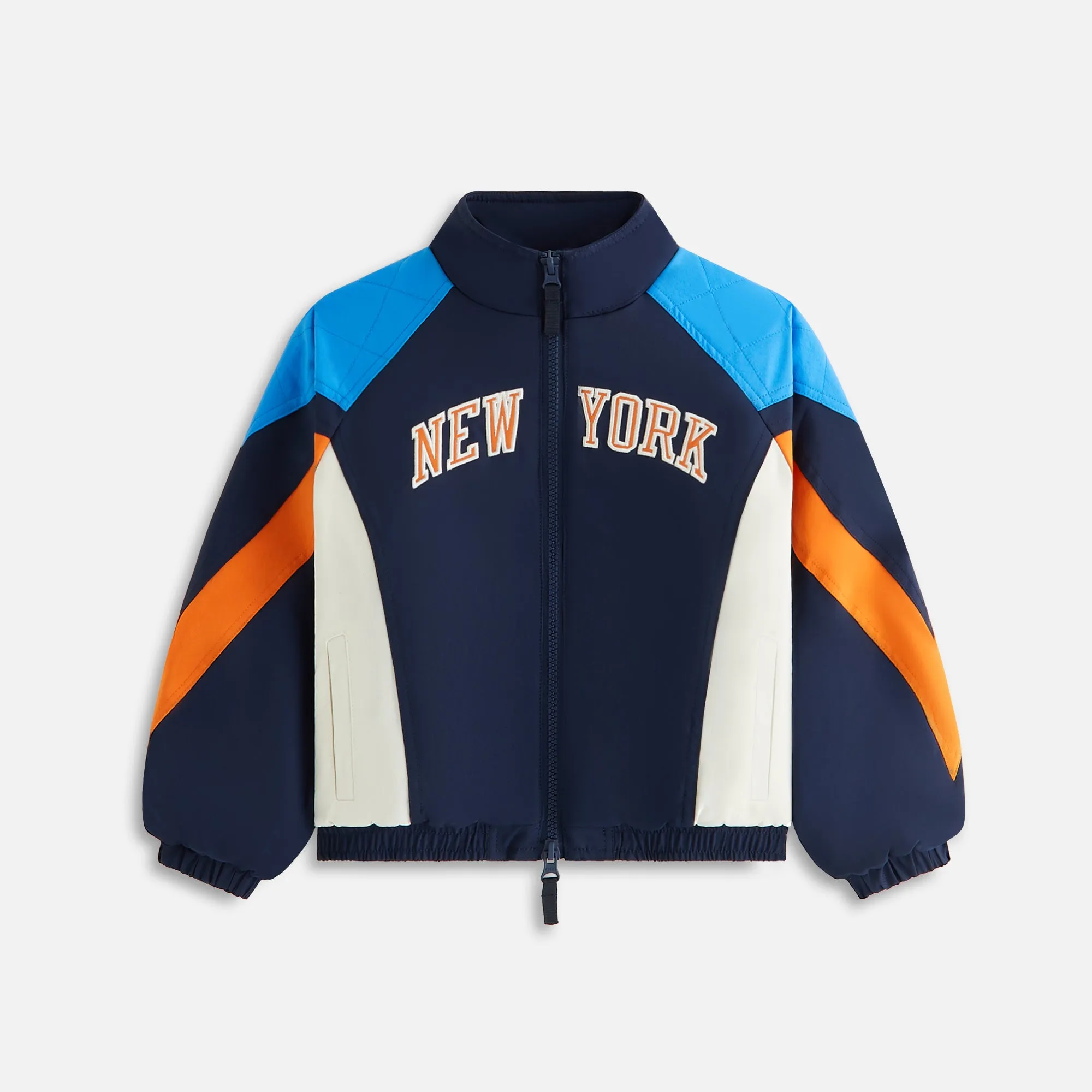 Kith Kids for the New York Knicks Nylon Padded Jacket - Nocturnal KITH