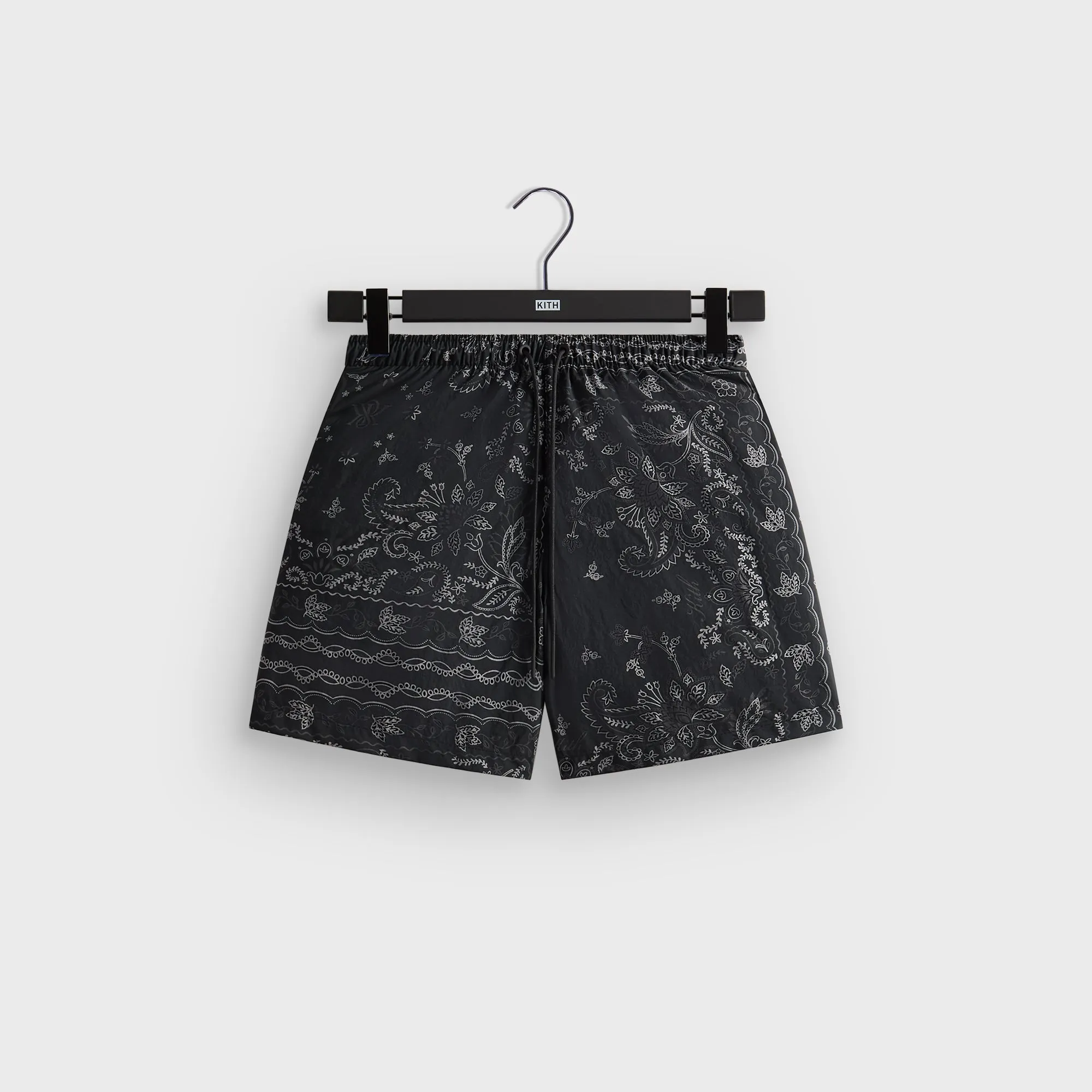 Kith Panelled Bandana Ashton Swim Short - Black KITH