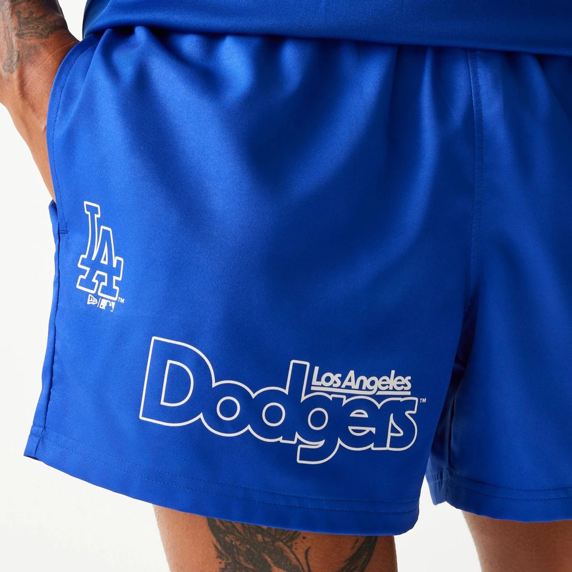 LA Dodgers MLB Essentials Blue Shorts NEW ERA