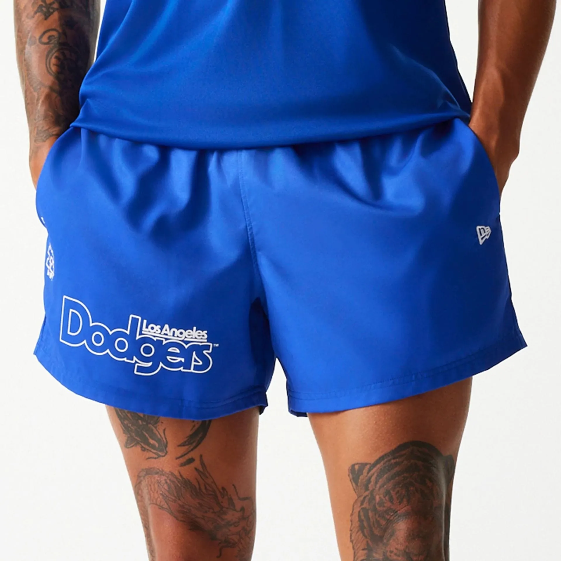LA Dodgers MLB Essentials Blue Shorts NEW ERA