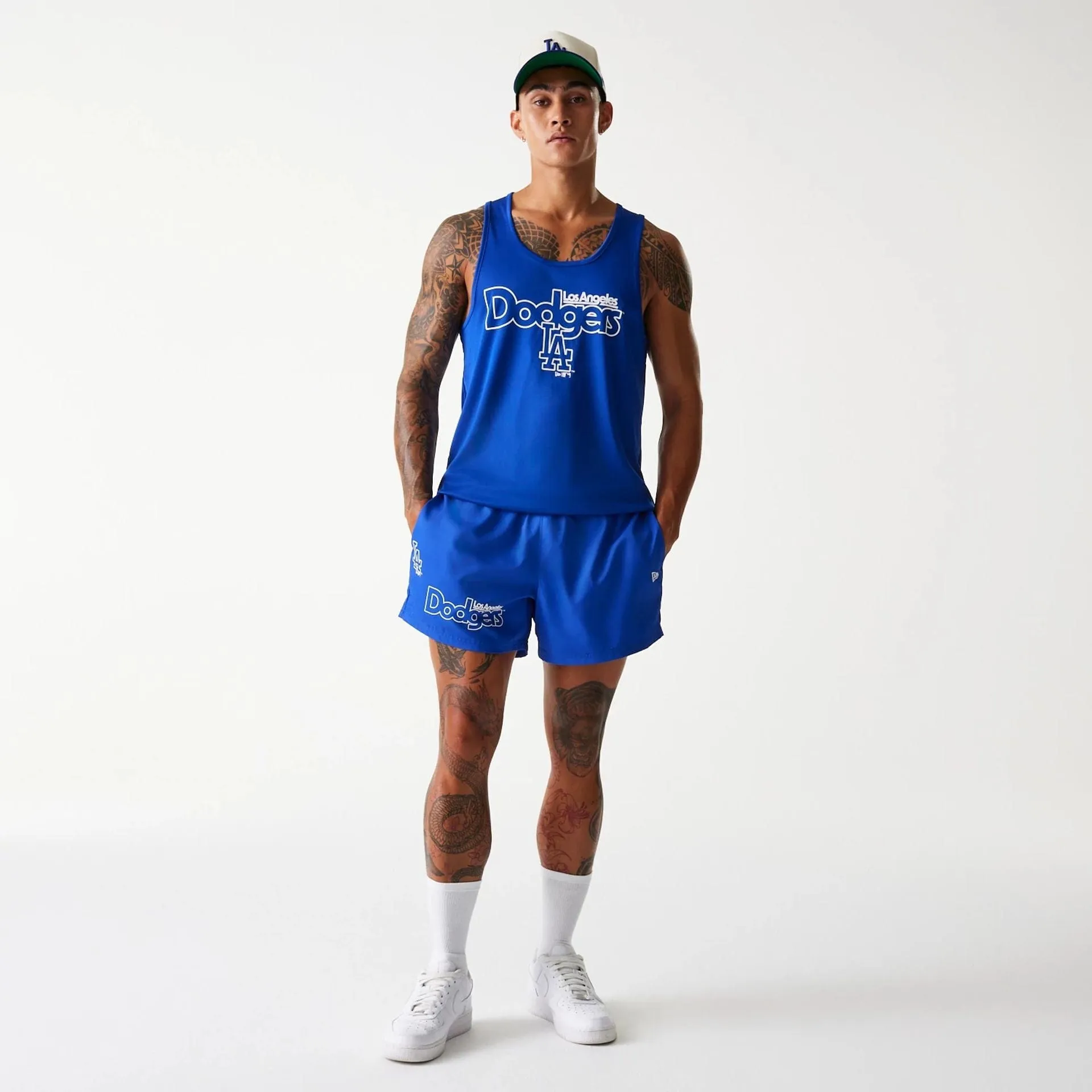 LA Dodgers MLB Essentials Blue Shorts NEW ERA