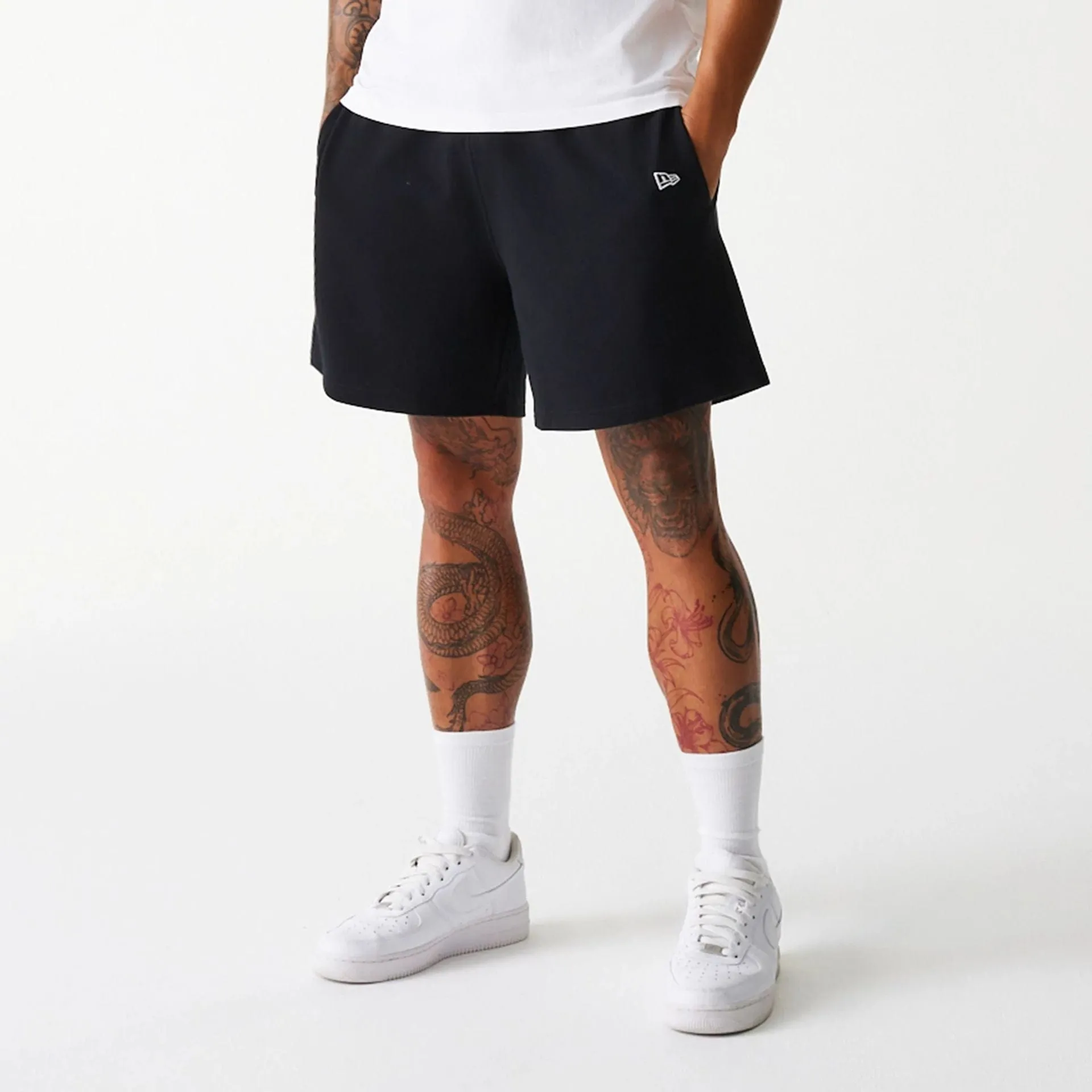 LA Dodgers MLB Pique Black Shorts NEW ERA
