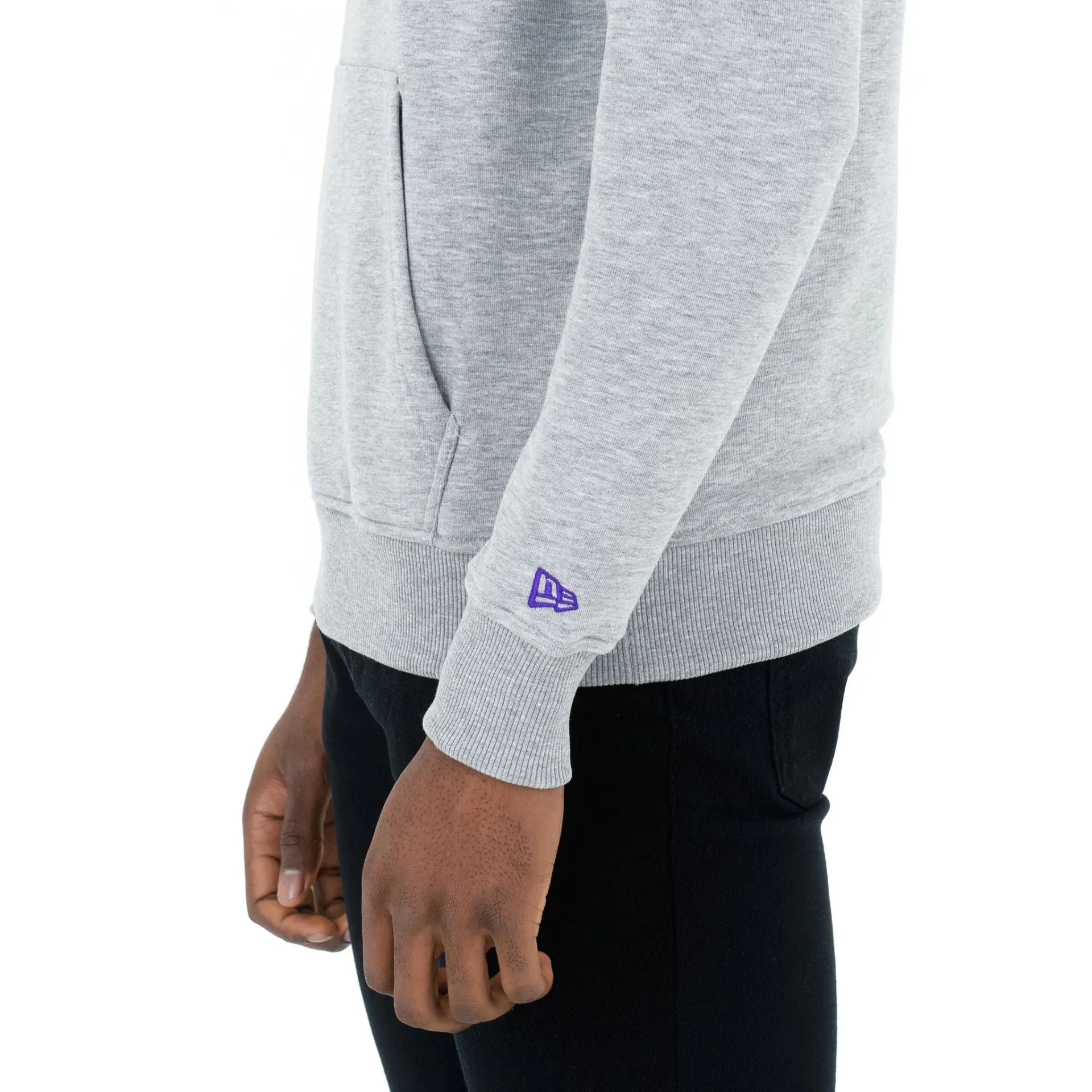 LA Lakers NBA Regular Grey Pullover Hoodie NEW ERA