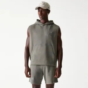 LA Lakers NBA Washed Grey Sleeveless Hoodie NEW ERA
