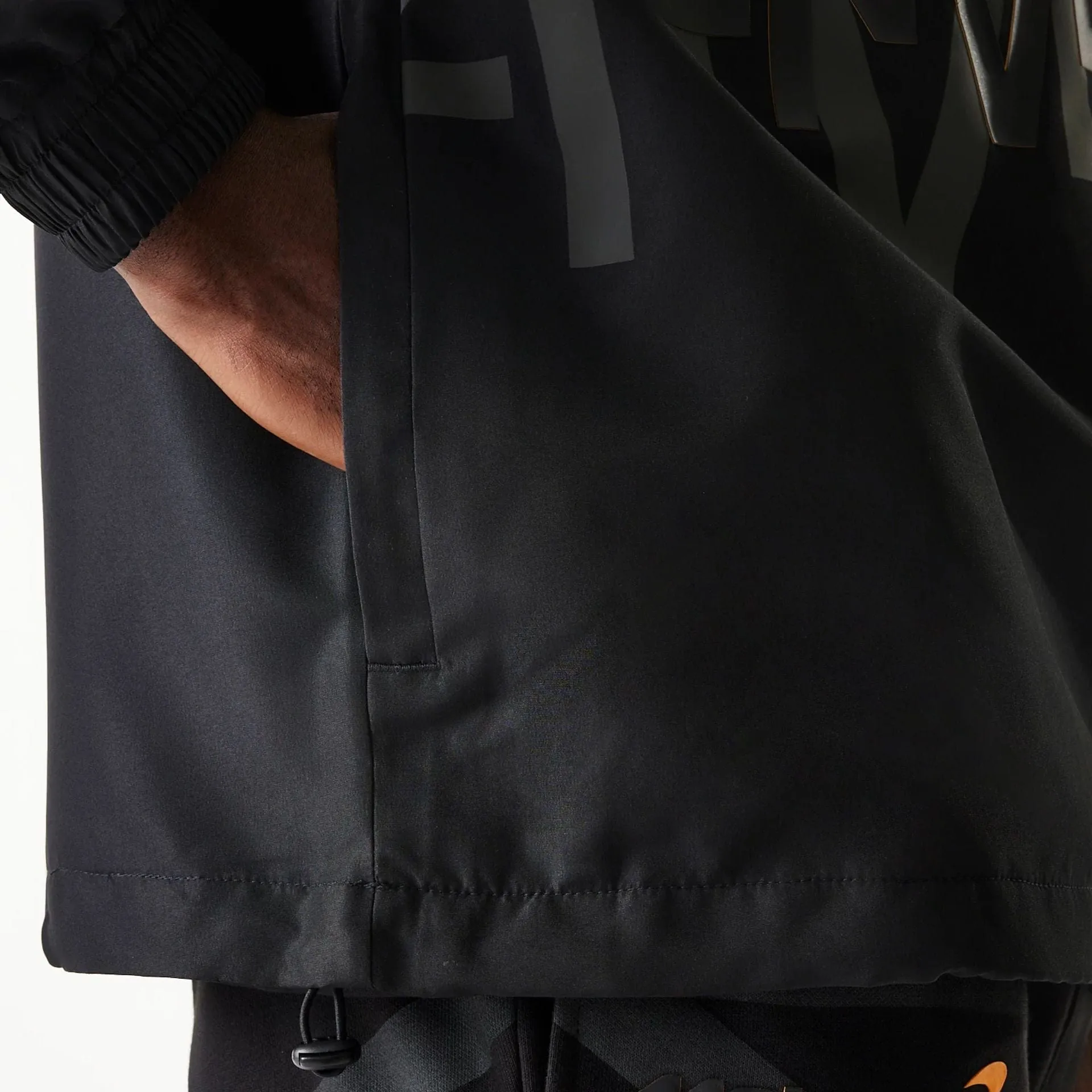 McLaren Racing Shadow Black Windbreaker Jacket NEW ERA