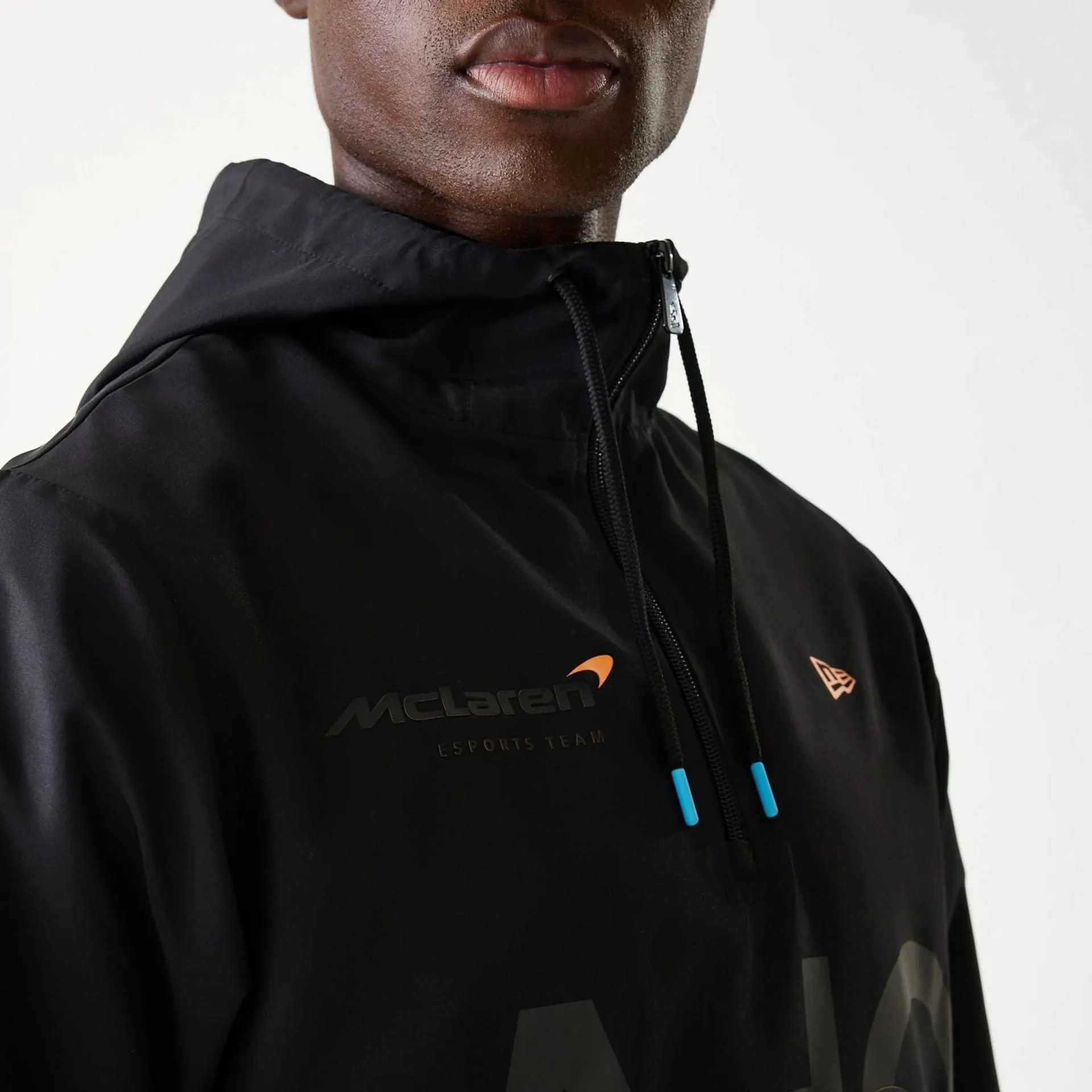 McLaren Racing Shadow Black Windbreaker Jacket NEW ERA