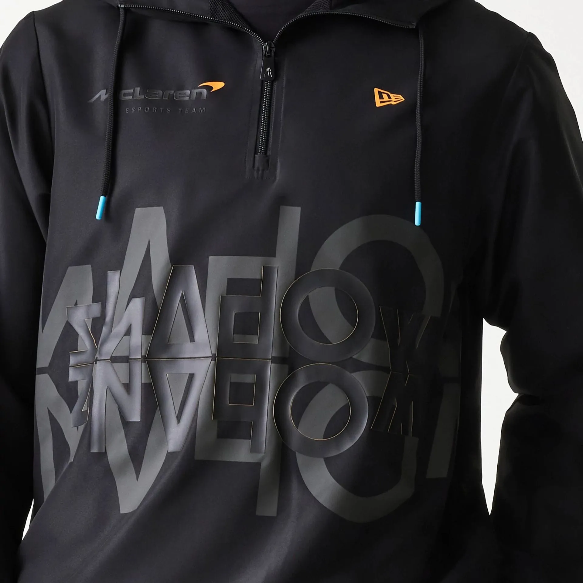 McLaren Racing Shadow Black Windbreaker Jacket NEW ERA