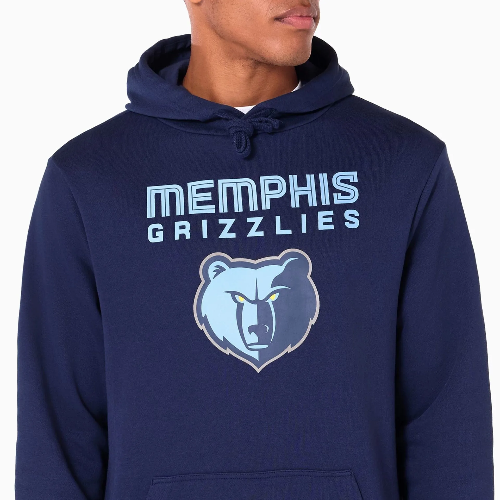 Memphis Grizzlies NBA Navy Pullover Hoodie NEW ERA