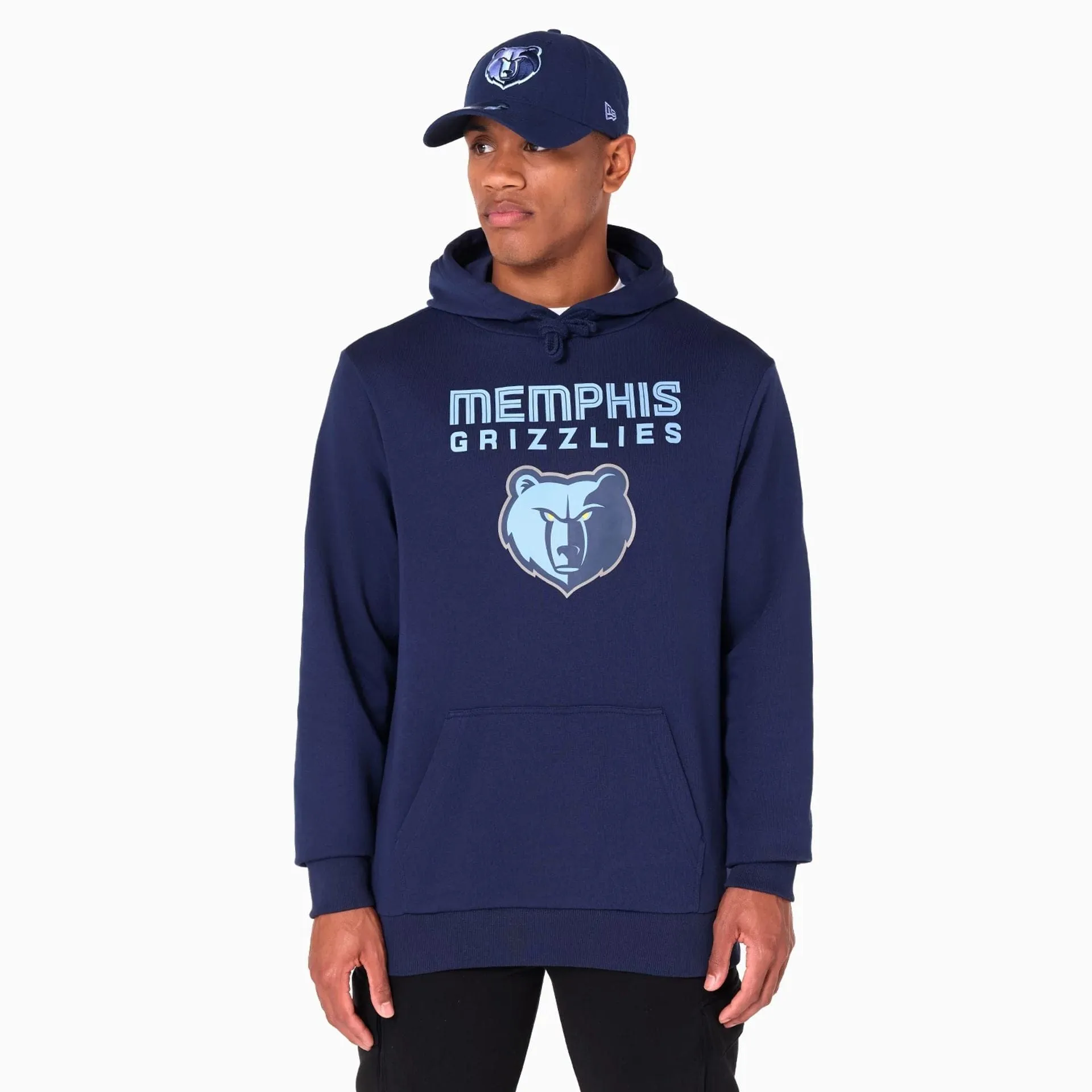 Memphis Grizzlies NBA Navy Pullover Hoodie NEW ERA