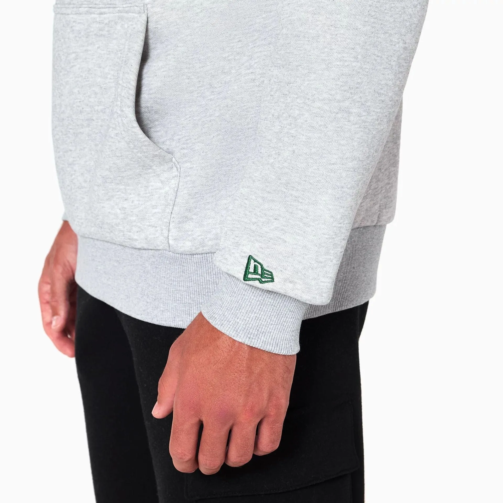 Milwaukee Bucks NBA Grey Pullover Hoodie NEW ERA