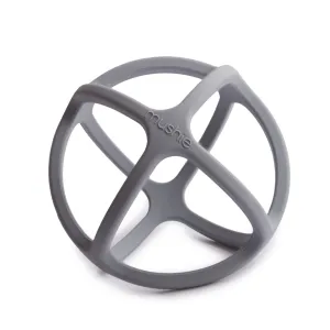 Mushie Kids New Born Teether Ball Dove Gray