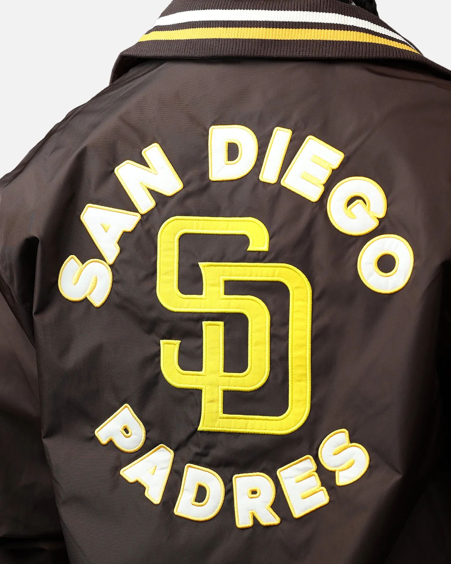 New Era San Diego Padres Throwback Jacket Brown