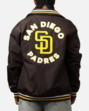 New Era San Diego Padres Throwback Jacket Brown