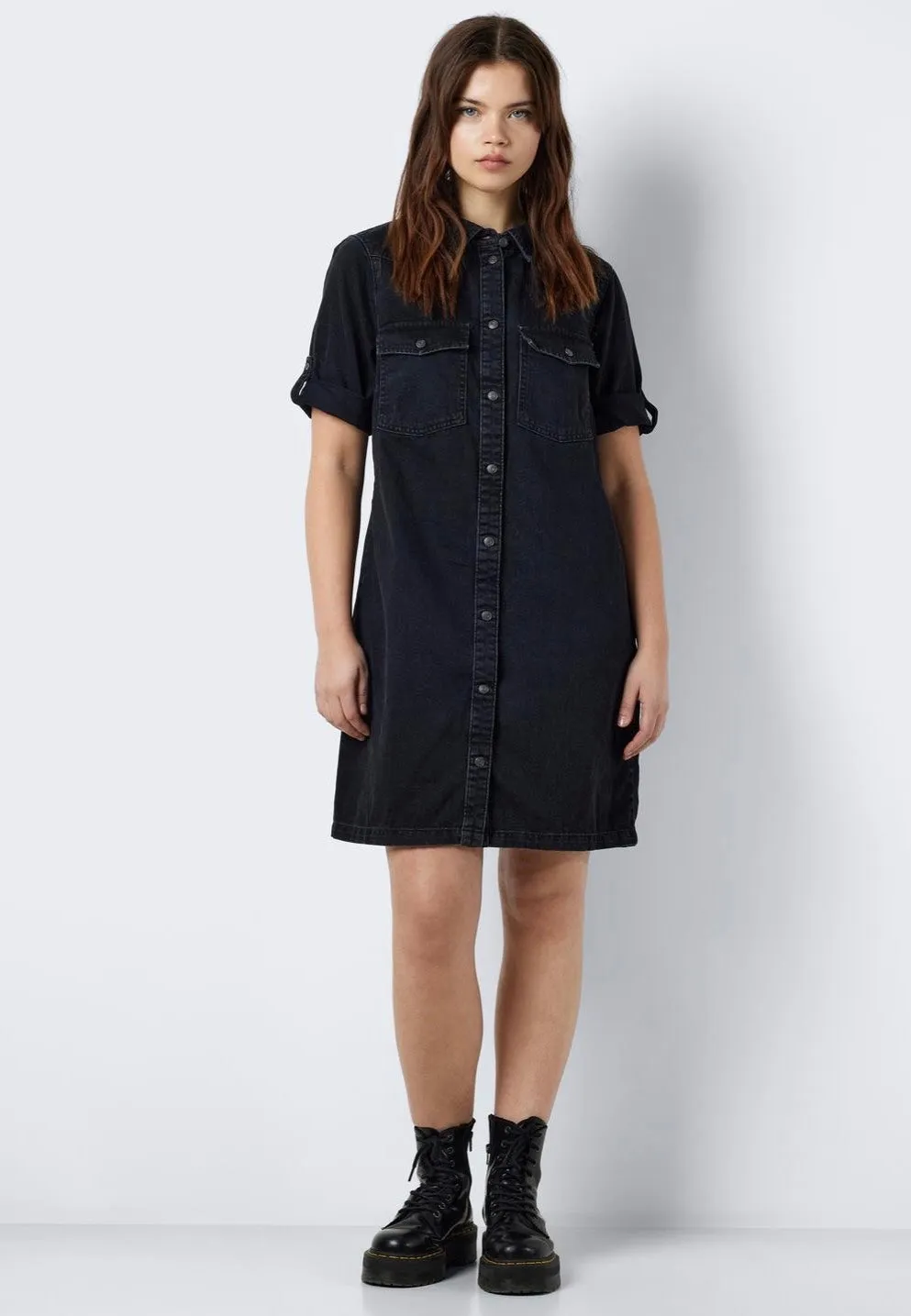 Noisy May - New Signe Denim Black Washed - Dress