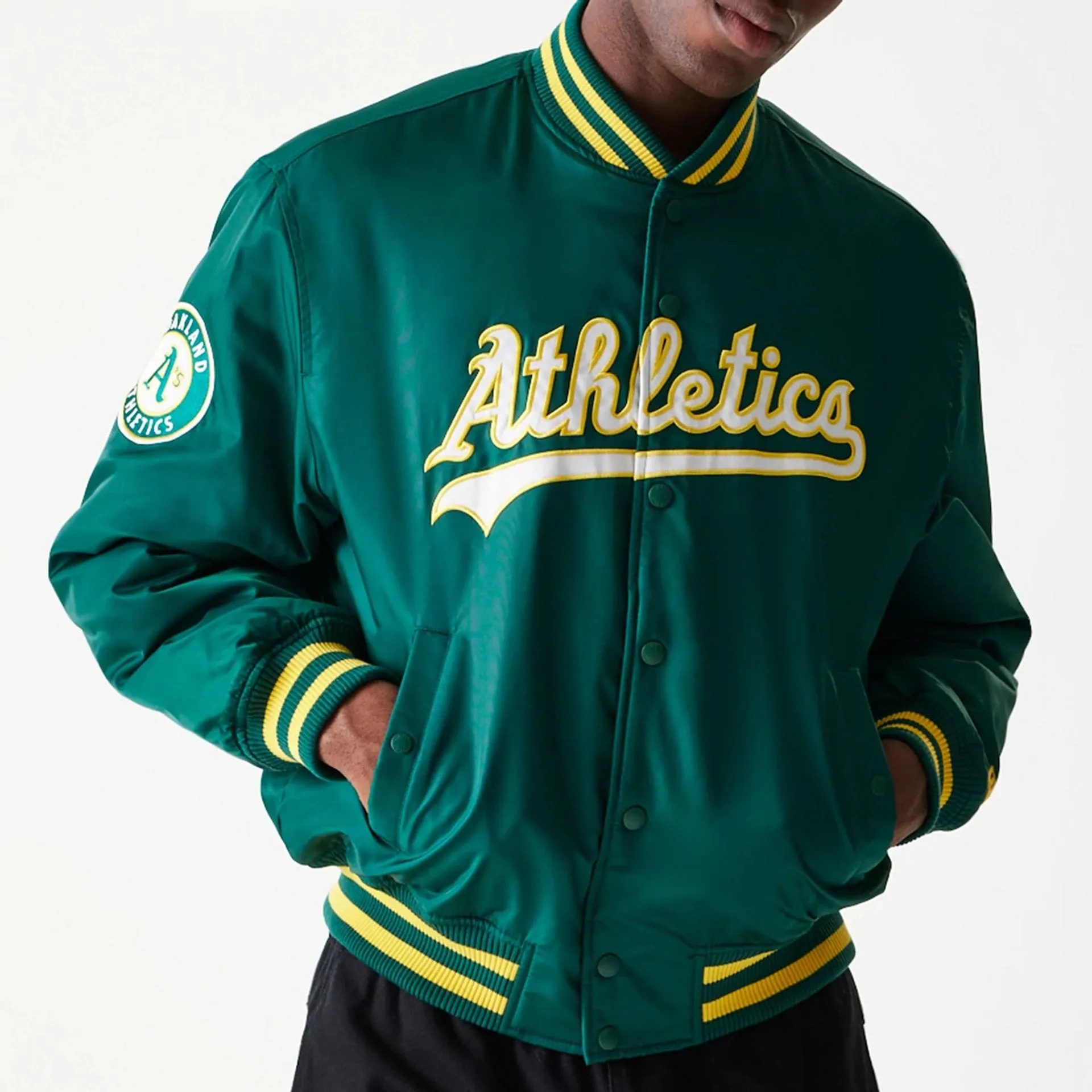 Oakland Athletics MLB Stadium Green Jacket NEW ERA