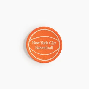 Orange New York City Basketball Patch LOCAL HOOPS