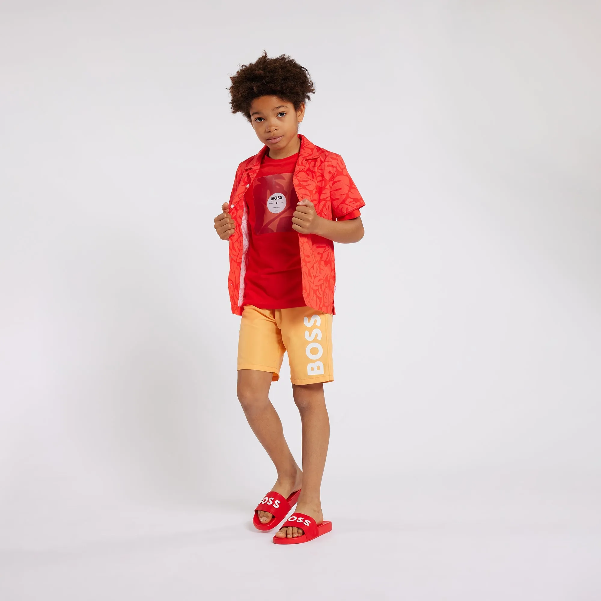 Orange Swim Shorts