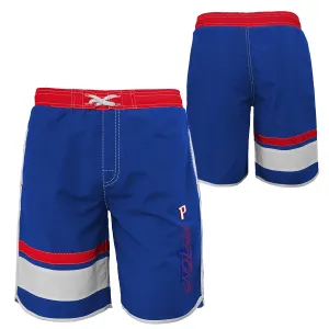 Outerstuff NBA Youth Boys (8-20) Detroit Pistons Color Block Swim Trunks
