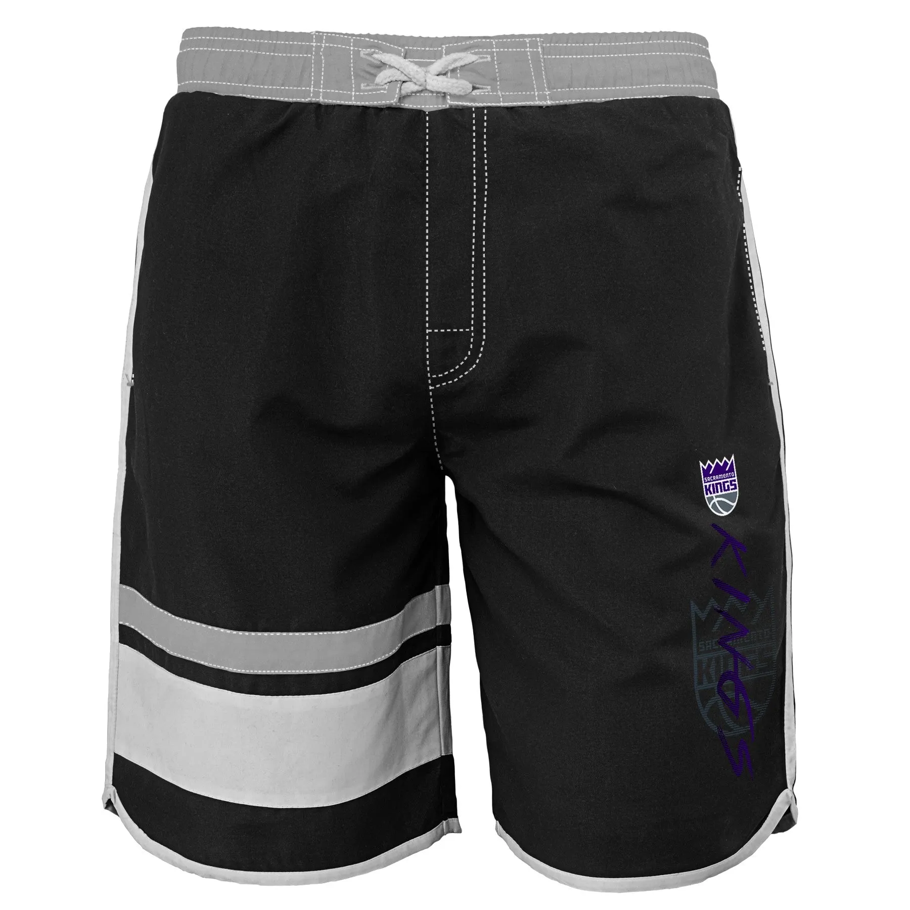 Outerstuff NBA Youth Boys (8-20) Sacramento Kings Color Block Swim Trunks