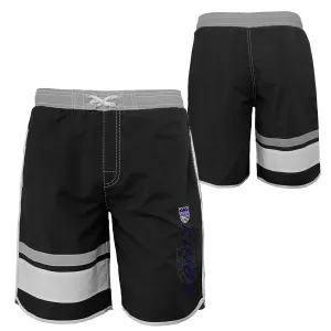 Outerstuff NBA Youth Boys (8-20) Sacramento Kings Color Block Swim Trunks