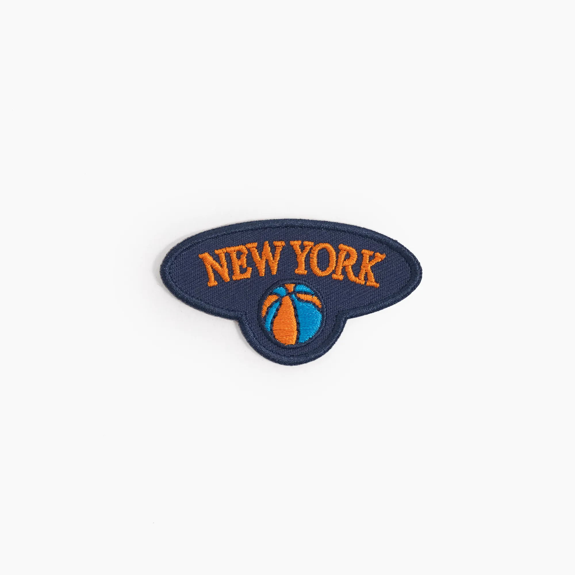 Oval New York Basketball Patch LOCAL HOOPS