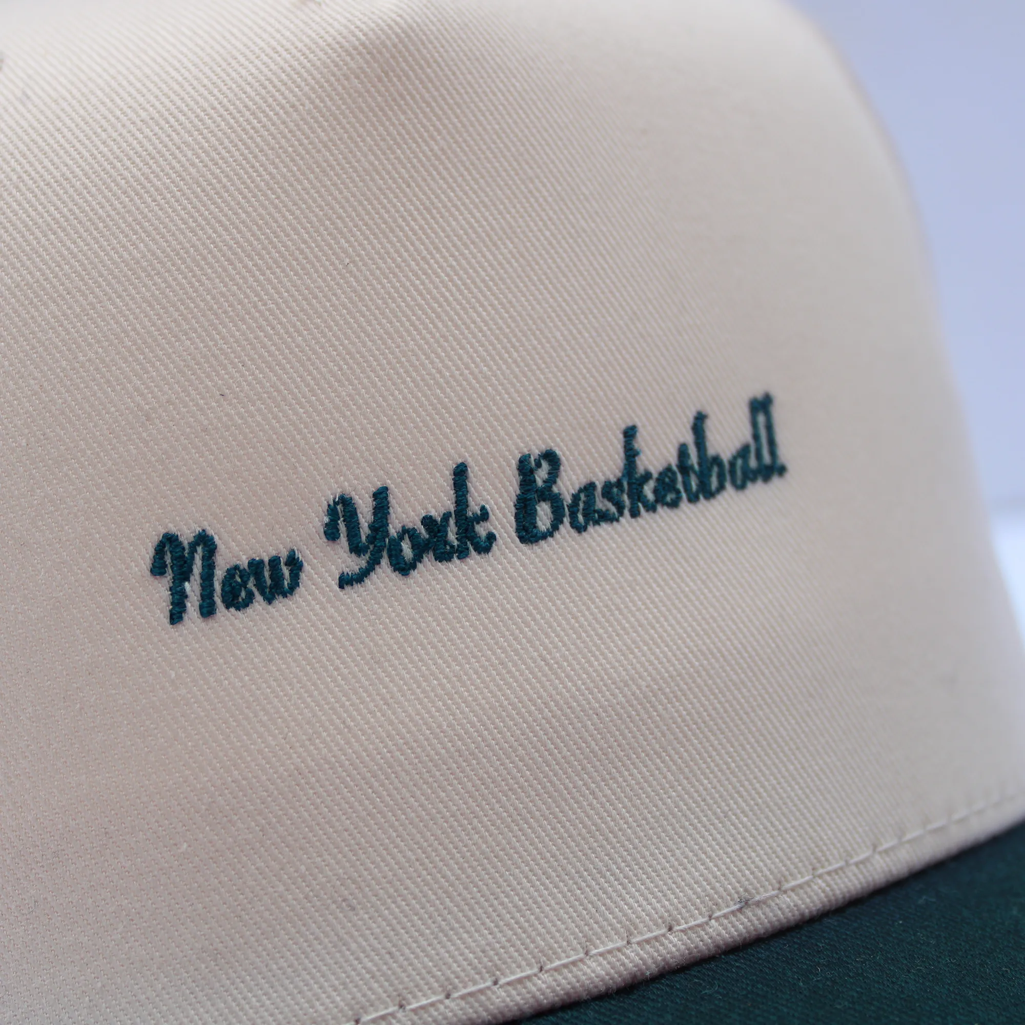 Pine Green New York Basketball Hat LOCAL HOOPS