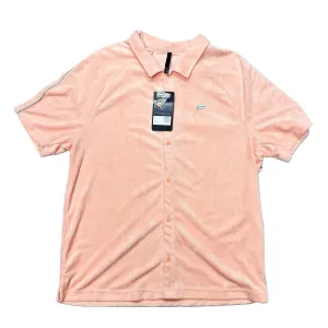Pink Athletic Top Short Sleeve By Fabletics, Size: L