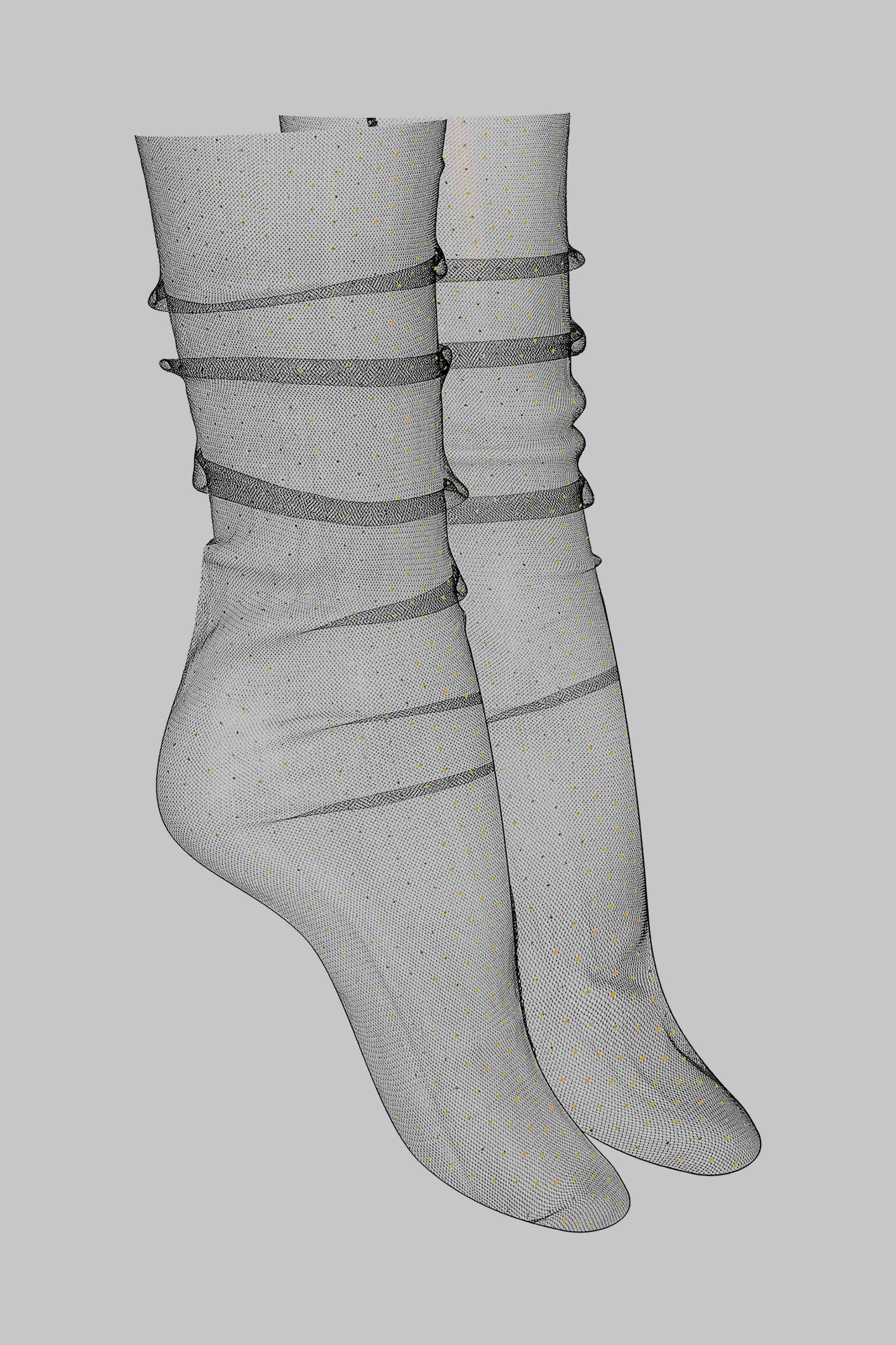 Polka dot socks Maison Close